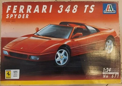 Kit Italeri N°671 modello Ferrari 348 TS Spyder 1:24 da montare - Immagine 1 di 4