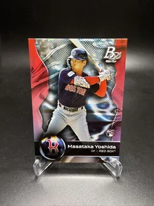 2023 Bowman Platinum MASATAKA YOSHIDA Ice Foil Parallel SP RC Red Sox - Picture 1 of 2