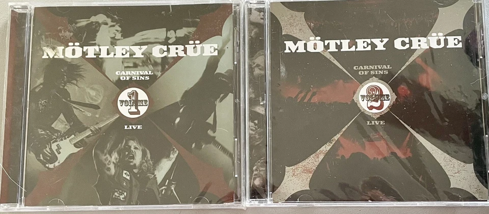CD Set: Carnival of Sins Volumes 1 and 2 Live by Motley Crue NEW SEALED - Image 1 of 1