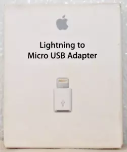 NUEVO Adaptador Apple Lightning a Micro USB - Imagen 1 de 3