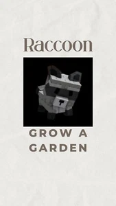 Raton laveur - Cultivez un jardin ( RARE ANIMAL ) 1 pièce - Photo 1 sur 2