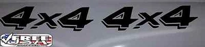 4x4 Sticker Decal 2.5"x 10" (2) Truck SUV Car - Picture 1 of 8