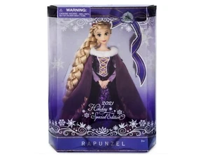 Disney Store Raperonzolo 2021 Holiday Special Edition Bambola Bellissima Nuova con etichette - Foto 1 di 2