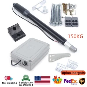 110V Automatic Single Swing Gate Opener Heavy Duty DC Motor With Remote Control - Picture 1 of 16