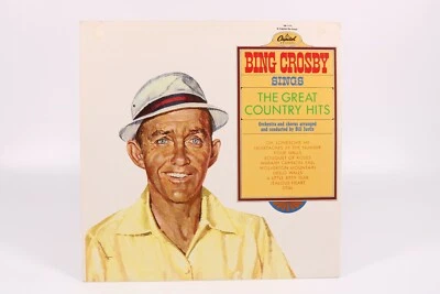 Bing Crosby Sings The Great Country Hits Capitol Records 33 RPM Vinyl Record LP - Image 1 of 4