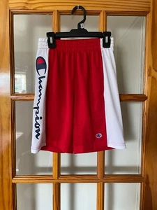 Champion Boys Activewear Red Shorts Size Medium - Picture 1 of 3