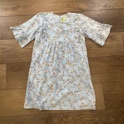 Classic Whimsy Girls Olivia Dress, Light Blue, Floral, Size 8, Spring, Easter - Image 1 of 4