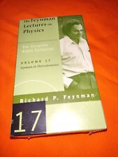 ✅ THE FEYNMAN LECTURES ON PHYSICS, ELECTRODYNAMICS, VOLUME 17, 6 AUDIO CASSETTES