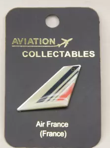 Air France EU stripes Tail Fin Lapel Pin by Aviation Collectables NEW Old Stock - Picture 1 of 2