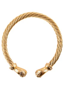 Großer Torque aus Snettisham - Replik aus vergoldetem Messing - Bild 1 von 4