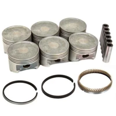 6Pcs Pistons w/ Rings For 1997-2004 Mitsubishi Diamante Montero Sport 3.5L 6G74 - Image 1 of 4