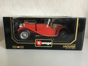 Bburago Diamonds 1:18 Jaguar SS 100 (1937) rot Cod. 3006 Modellauto Model Car - Bild 1 von 4