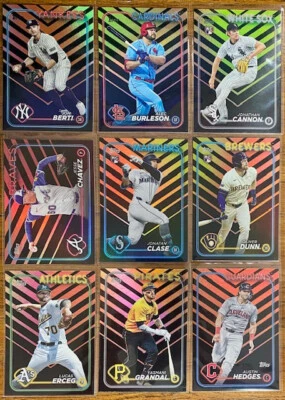2024 Topps Update Series Holiday Parallel Lot (19) - Rookies/All-Stars - Image 1 of 2
