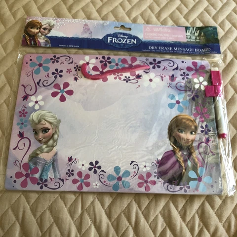 Disney Frozen Hanging Dry Erase Board With Marker - New Cover