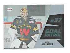 DEL2 Playercard 18/19 - Ben Meisner - Bad Tölz - "Goal Patrol" #GP13 - Freiburg