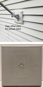 3” EZ Block Vinyl Mounting Surface Block Granite Gray Siding 6.75x6.75 EZBLK050 - Picture 1 of 10