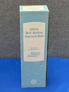 Bell System Operator Doll 1890s Black Hair Doll Telephone Pioneers of America - Picture 1 of 5
