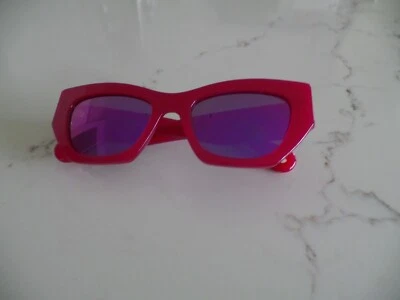 Nuevo Lo último LANVIN Pink ojo de gato LN651S 669 51 19 140, tinte azul, hecho en ITALIA. Foto 1 de 4