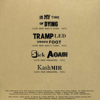 LED ZEPPELIN LIVE NEW CD