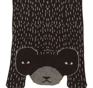 Donna Wilson Bear Shawl Wrap 100% Lambswool Made in Scotland BNWT RRP £176 Brown - Picture 1 of 8