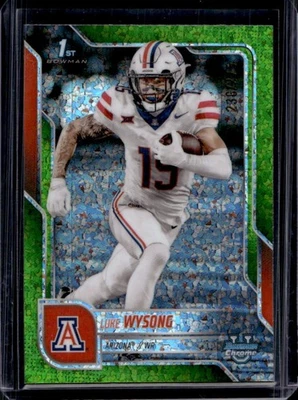 2025 Bowman Chrome U Luke Wysong Lime Green Mini-Diamond Refractor #236/275 - Image 1 of 2