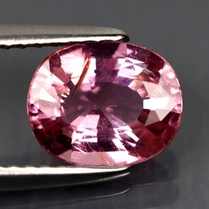 1.77 ct Phenomenal Oval (8.17 x 6.64 mm) Unheated Tanzania Pink Spinel Gemstone - Picture 1 of 3