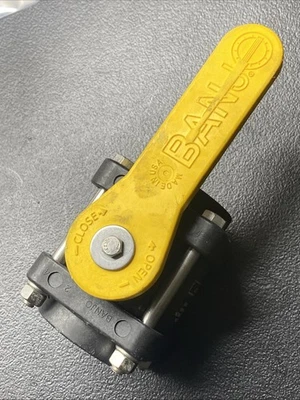 BANJO POLY STANDARD PORT BALL VALVE 2" 4 BOLT V200 FKM SEALS 150 PSI - Image 1 of 4