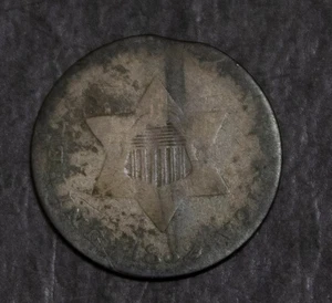 1852 Three Cent Silver   Lot Y3263 - Picture 1 of 2