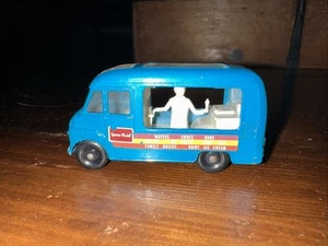 Matchbox Lesney #47 Commer Ice Cream Canteen Regular Wheels Lyons Maid 1963 Blue - Picture 1 of 10