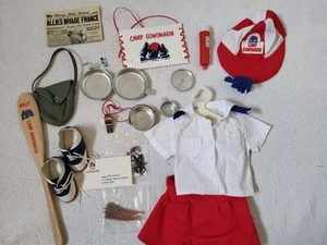 American Girl Molly’s Camp Gowonagin  accessories & capture the flag & MESS KIT - Picture 1 of 21