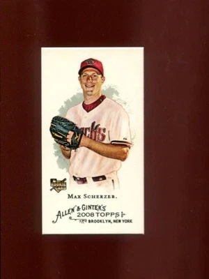 Mini Allen & Ginter 2008 Topps Allen & Ginter Back #297 Max Scherzer ⚾ radiocontrol Foto 1 de 3