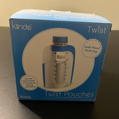 Kiinde Twist Pouch Direct-Pump Direct-Feed Breast Milk Storage Bags, 6 oz 40-Ct - Image 1 of 4