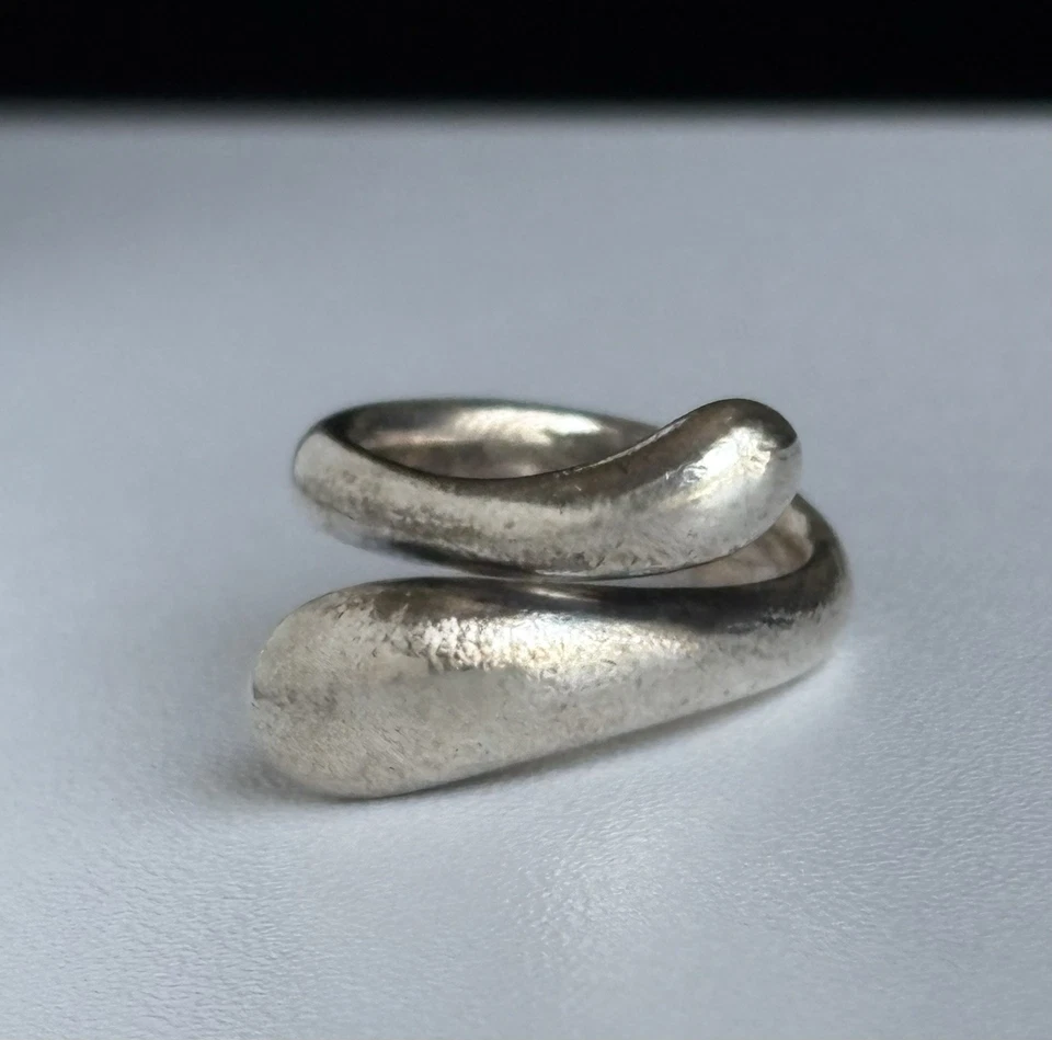 Серебряное кольцо Tiffany & Co Elsa Peretti Tear Drop размер 5 Испания 925 - Изображение 1 из 4