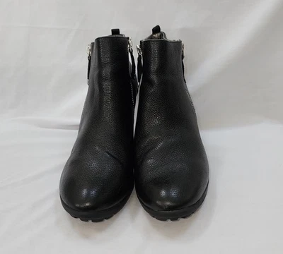 Botines Tahari TA Terry Cuero Negro Informales Stiletto Talla 9 EE. UU. Foto 1 de 4