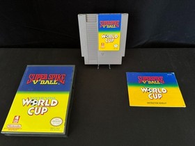 Super Spike V'Ball and Nintendo World Cup (NES) - with Manual and Case