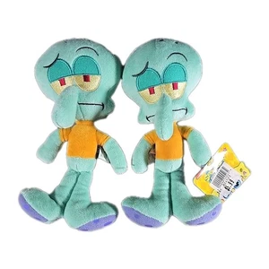 (x2) Nickelodeon Spongebob Schwammkopf TINTENFISCH 9 Zoll Plüschtier Stofftier Spielzeug - Bild 1 von 13