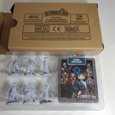 Zombicide Invader Kabuki Gang Survivor Pack Add On CMON Kickstarter Board Game - Image 1 of 4
