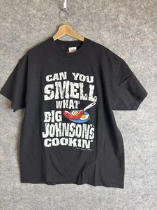 Vintage Big Johnson T-shirt XL Wwe The Rock Wrestling Parody What’s Cartoon 90s - Picture 1 of 11