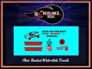 1/64 Redline 'Jack Rabbit Special' Jack-in-the-Box Replica Decal SCR-0345 - Bild 1 von 3