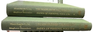 The Mayflower Descendant - Index of Persons Volumes 1-34, 2 book set Hardcover - Bild 1 von 1