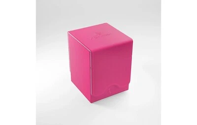GAMEGENIC SQUIRE 100+ CONVERTIBLE DECK BOX PINK HOLDS 100 CARDS NEW - Image 1 of 4