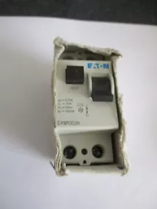 NEW EATON 100 AMP 30mA EAM1002H DOUBLE POLE RCD CIRCUIT BREAKER. - Picture 1 of 1