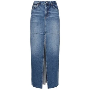 NEU REFORMATION Tazz Maxi Jeans Rock Hemlock Gr. 25 blau RAR Neu mit Etikett - Bild 1 von 9