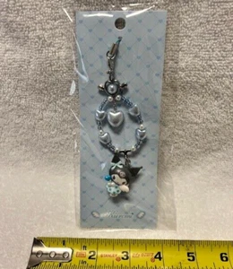 Sanrio Kuromi Dreaming Angel 6.5" Beaded Phone / Bag Charm Strap New in Package - Zdjęcie 1 z 6