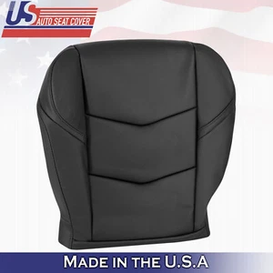 2015 to 2020 For Cadillac Escalade Driver Side Bottom Leather Seat Cover Black - Picture 1 of 10