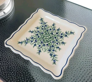 Original Bunzlauer Keramik Speiseplatte Teller 24 cm Wurstplatte Speiseteller - Bild 1 von 5