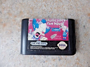 Krusty's Super Fun House Sega Mega Drive Genesis Game Tested Working Pal - Picture 1 of 9