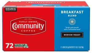 Community Coffee, Frühstücksmischung, K-Cups (72 Stück) - Bild 1 von 4