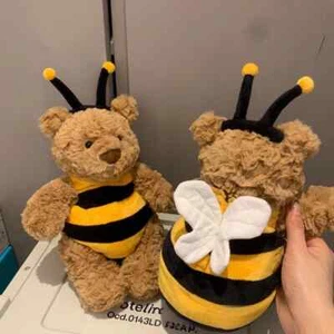 Jelly Cat Bumblebee Bear Plush Toy Gift Cute Soothing Doll - Picture 1 of 19