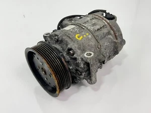 2007-2010 AUDI Q7 4L A/C AIR CONDITIONER COMPRESSOR ASSEMBLY DENSO 7L6820803 OEM - Picture 1 of 7